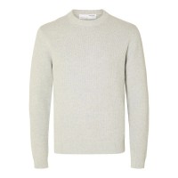 блуза,мъжки,пуловери,selected,dane,sweater,light,grey,melange,(grey)