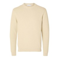 блуза,мъжки,пуловери,selected,dane,sweater,oatmeal,(beige)