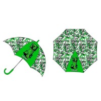 чадър,чадъри,mojang,studios,minecraft,automatic,umbrella,48,cm,green,(multicolour)
