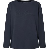 тениска,дамски,тениски,pepe,jeans,hope,long,sleeve,t,shirt,black
