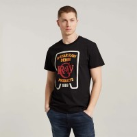 тениска,мъжки,тениски,дамски,тениски,g,star,multicolor,short,sleeve,t,shirt,black,(dark,black)