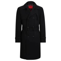 палто,мъжки,якета,hugo,maluks2341,10236847,trench,coat,black,(black)