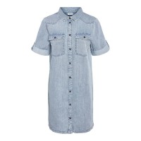 рокля,дамски,поли,и,рокли,noisy,may,new,signe,denim,wg003lb,short,sleeve,short,dress,blue,(light,blue,denim)