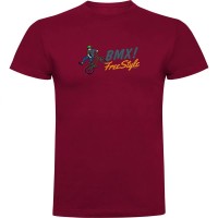 тениска,мъжки,тениски,kruskis,bmx,freestyle,short,sleeve,t,shirt,dark,red,(red)