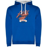суичър,мъжки,пуловери,kruskis,seafood,lobster,two,colour,hoodie,royal,blue,white,(blue)