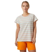 тениска,дамски,тениски,helly,hansen,thalia,summer,short,sleeve,t,shirt,snow,multistripe,(orange)