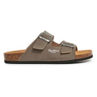 сандали,мъжки,сандали,pepe,jeans,bio,double,velour,sandals,stone,beige,(brown)