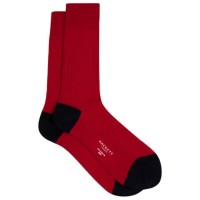 чорапи,мъжки,чорапи,hackett,cotton,socks,red