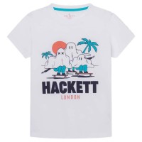 тениска,детски,тениски,hackett,ghost,boarders,short,sleeve,t,shirt,white