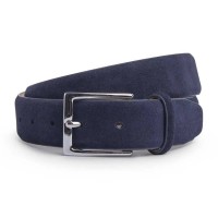 колан,колани,hackett,suede,feather,edge,leather,belt,navy,(blue)