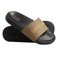 дамски,сандали,и,чехли,superdry,code,logo,vegan,slides,black,fossil,brown,metallic,gold,(brown,black)