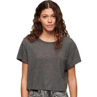 тениска,дамски,тениски,superdry,slouchy,cropped,short,sleeve,t,shirt,cosmo,grey,marl,(grey)