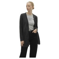 жилетка,дамски,пуловери,дамски,плетени,дрехи,vero,moda,vmblis,ls,long,cardigan,jrs,boo,cardigan,grey,(black,detail,melange)