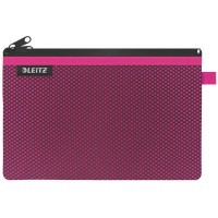 несесер,тоалетни,принадлежности,leitz,wow,nylon,two,pockets,travel,23x15,cm,wash,bag,pink,(fuchsia)