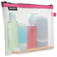 несесер,тоалетни,принадлежности,leitz,wow,wp,cosmetics,travel,24x17,cm,wash,bag,pink,(fuchsia)