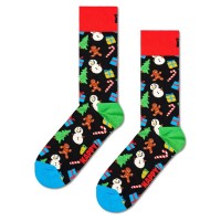 чорапи,мъжки,чорапи,happy,socks,bring,it,on,half,long,socks,black,(multicolor)