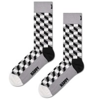 чорапи,мъжки,чорапи,happy,socks,filled,optic,half,long,socks,grey,(multicolor)