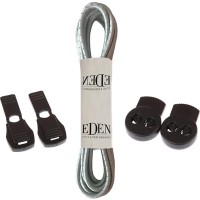обувни,аксесоари,eden,universal,autoblocant,elastic,laces,grey,(silver)