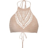дамски,бански,костюми,intimax,bikini,topknot,bikini,top,beige,(brown)