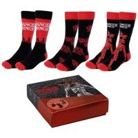 чорапи,детски,чорапи,cerdá,stranger,things,socks,3,pairs,red,(multicolor)