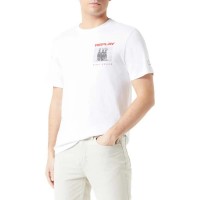 тениска,мъжки,тениски,replay,m6766,.000.22662,short,sleeve,t,shirt,optical,white,(white)