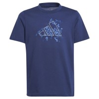 тениска,детски,тениски,adidas,train,short,sleeve,t,shirt,dark,blue
