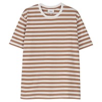 тениска,дамски,тениски,makia,verkstad,short,sleeve,t,shirt,camel,white,(brown)