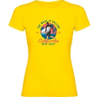 тениска,дамски,тениски,kruskis,wave,calling,short,sleeve,t,shirt,yellow