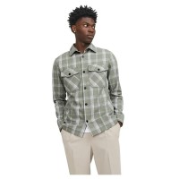 карирана,риза,мъжки,якета,jack,&,jones,croy,spring,check,overshirt,lily,pad,checks,comfort,fit,(green)