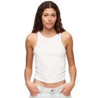 потник,дамски,топове,superdry,ruched,sleeveless,top,optic,(white)