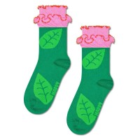 детски,чорапи,детски,чорапи,happy,socks,kids,flower,half,long,socks,green,(multicolor)