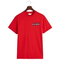 тениска,мъжки,тениски,gant,arch,script,short,sleeve,t,shirt,red