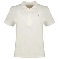шапка,дамски,блузи,с,яка,gant,slim,sheild,cap,pique,short,sleeve,polo,white