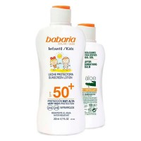 козметика,за,защита,от,слънце,babaria,sun,protective,milk,f,50,200ml+after,sun,gift,100ml,clear,(multicolor)