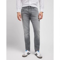дънки,мъжки,панталони,lee,rider,slim,fit,jeans,worn,in,mid,grey,(grey)