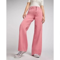 дънки,дамски,панталони,lee,stella,a,line,wide,leg,fit,jeans,cassie,pink,(pink)