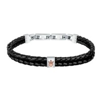 бижутерия,maserati,jm422ave,13,22,cm,bracelet,silver,(black)