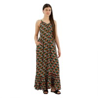 рокля,дамски,поли,и,рокли,superdry,beach,sleeveless,long,dress,orange,geo,(multicolor)