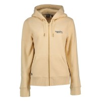 блуза,дамски,блузи,superdry,essential,logo,full,zip,sweatshirt,beige,(tapioca,cream,beige)