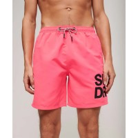 бански,гащета,мъжки,бански,костюми,superdry,sportswear,logo,17´´,swimming,shorts,pink,(shocking,pink)