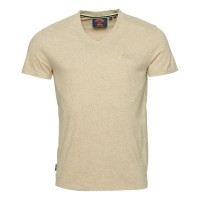 тениска,мъжки,тениски,superdry,vintage,logo,embroidered,short,sleeve,t,shirt,tan,brown,fleck,marl,(beige)