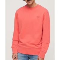 блуза,мъжки,пуловери,superdry,vintage,washed,sweatshirt,orange,(hot,coral)