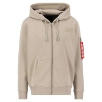 блуза,мъжки,пуловери,alpha,industries,back,print,full,zip,sweatshirt,beige,(vintage,sand)