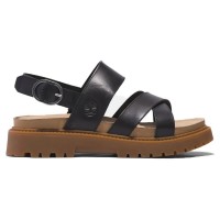 сандали,дамски,сандали,и,чехли,timberland,clairemont,way,cross,strap,sandals,black,full,grain,(brown)