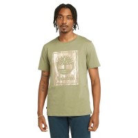 тениска,мъжки,тениски,timberland,stack,logo,camo,short,sleeve,t,shirt,cassel,earth,(green)