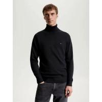 блуза,мъжки,пуловери,дамски,пуловери,tommy,hilfiger,mw0mw28048,high,neck,sweater,black,(black)