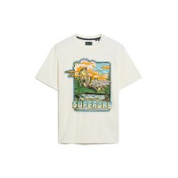 тениска,мъжки,тениски,superdry,neon,travel,graphic,loose,short,sleeve,t,shirt,off,white,slub,(beige)