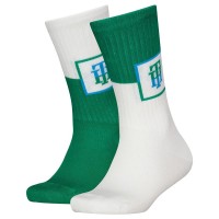 чорапи,детски,чорапи,tommy,hilfiger,monogram,locker,room,crew,socks,2,pairs,olympic,green,(multicolor)