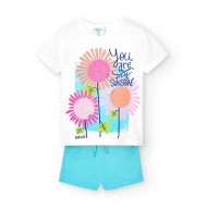 детски,екипи,boboli,248149,short,sleeve,set,multicolor,(white)