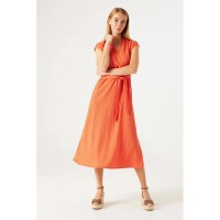 рокля,дамски,поли,и,рокли,garcia,p40284,sleeveless,midi,dress,emberglow,(orange)